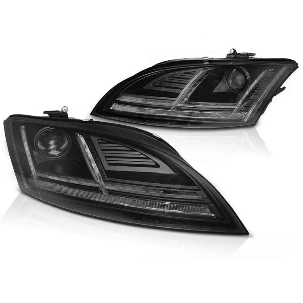 Xenon fari anteriori LED DRL nero SEQ compatibile AUDI TT 10-14 8J con AFS