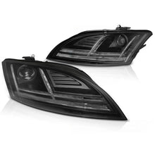 Carica l'immagine nel visualizzatore di Gallery, Xenon fari anteriori LED DRL nero SEQ compatibile AUDI TT 10-14 8J con AFS