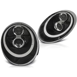 Xenon fari anteriori a guida di luce nero compatibile PORSCHE 911 (997) 04-09