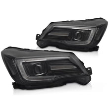 Carica l'immagine nel visualizzatore di Gallery, Xenon fari anteriori a guida di luce DRL nero compatibile SUBARU FORESTER IV 13-18