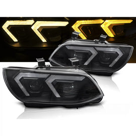 Xenon fari anteriori giallo LED nero DRL compatibile BMW E92 / E93 LCI 10-13
