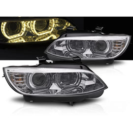 Xenon fari anteriori giallo LED cromato DRL compatibile BMW E92 / E93 06-10