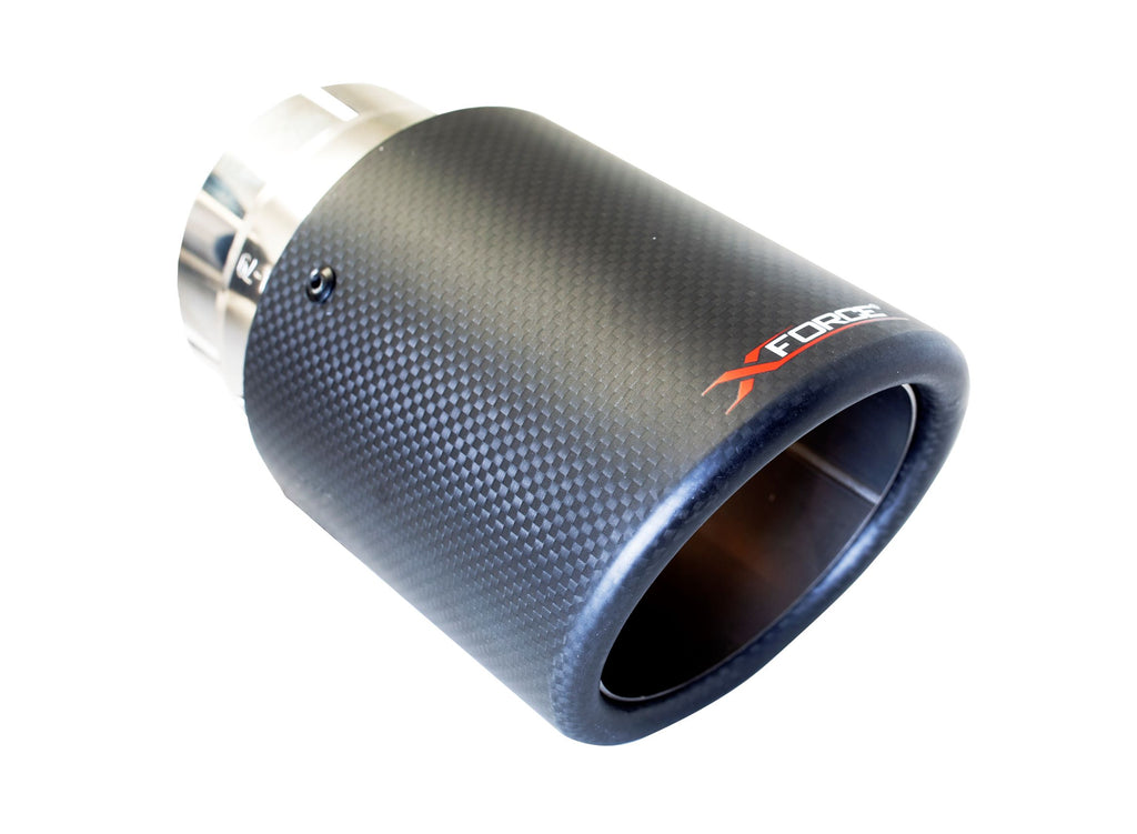 Terminali di scarico XFORCE fibra di carbonio Ford Focus RS Mk3