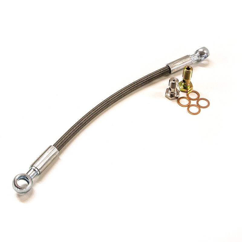 Tubi olio turbo in treccia Cooling Solutions Nissan 200SX S13 - dettaglio raccordi