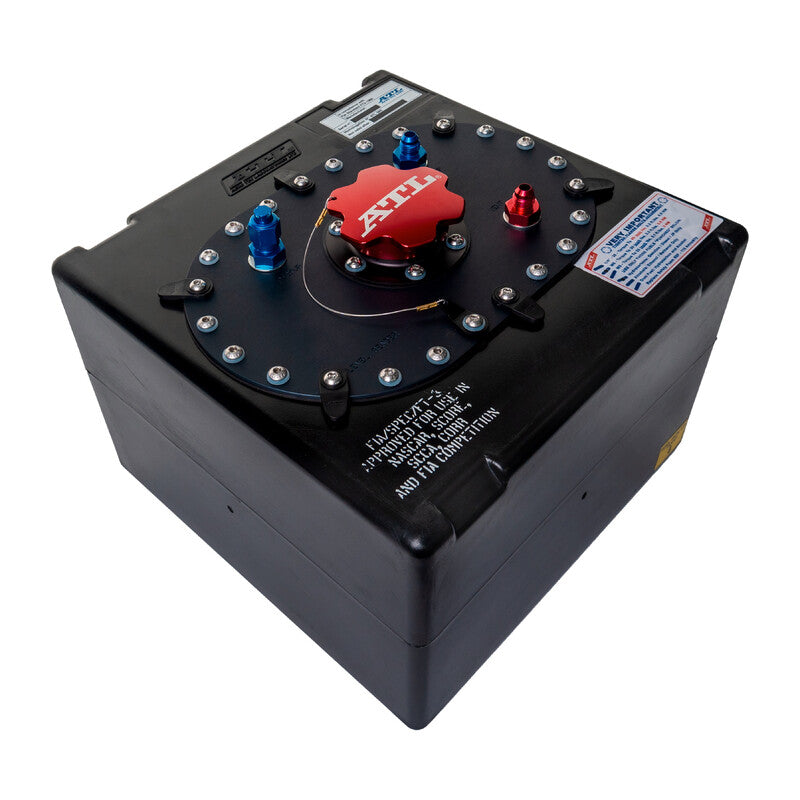 Serbatoio ATL Racing Fuel Cell FIA 20L omologato FT3 con piastra 6x10