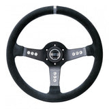 Sparco L777 Volate 63 mm Piatto Camoscio nero Raggi neri