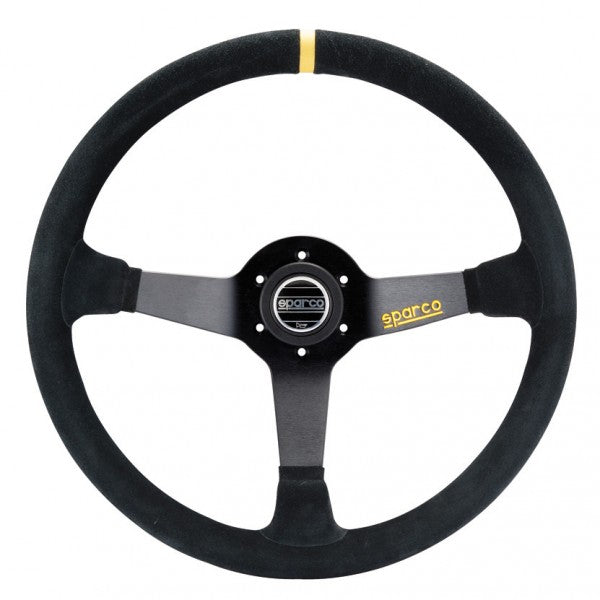 Sparco R368 Volate 65 mm Piatto Camoscio nero Raggi neri