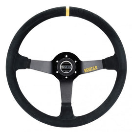 Sparco R368 Volate 65 mm Piatto Camoscio nero Raggi neri