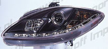 Load image into Gallery viewer, Seat Leon/Altea/Toledo 1P 05+ Fari Anteriori R8 Style a LED Neri V2