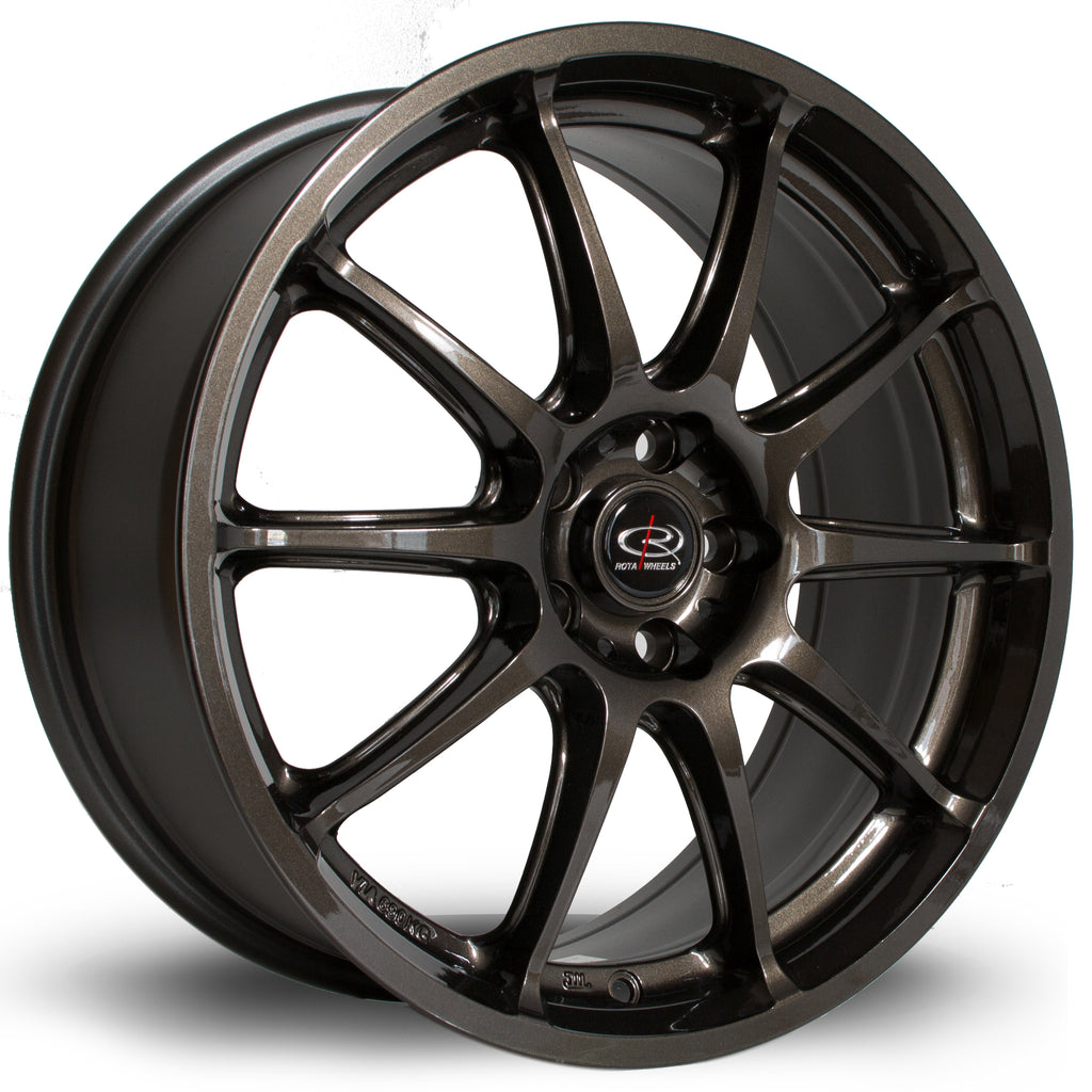 Cerchio in Lega Rota GRA 17x7.5 5x100 ET48 Gunmetal