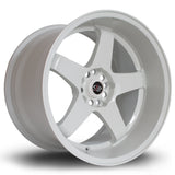 Cerchio in Lega Rota GTR-D 18x12 5x114.3 ET20 White