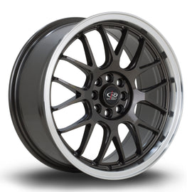 Cerchio in Lega Rota MXR 17x7.5 4x100/108 ET40 Gunmetal Machined Lip