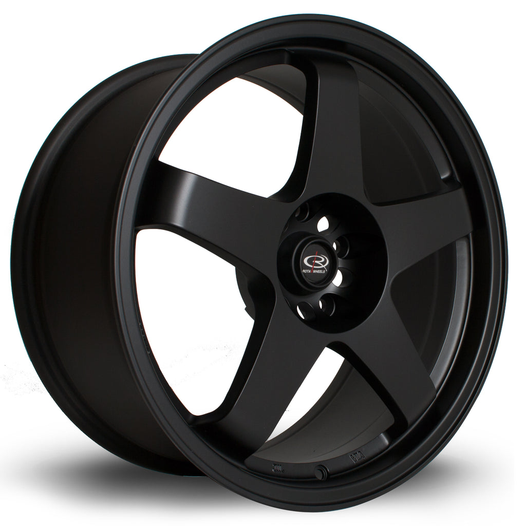Cerchio in Lega Rota GTR 18x8.5 5x114.3 ET35 Flat Black