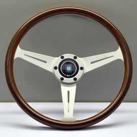 Volante Nardi Classic ND36, Legno, Raggi satinati, 40 mm Dish (Screws at Sight)