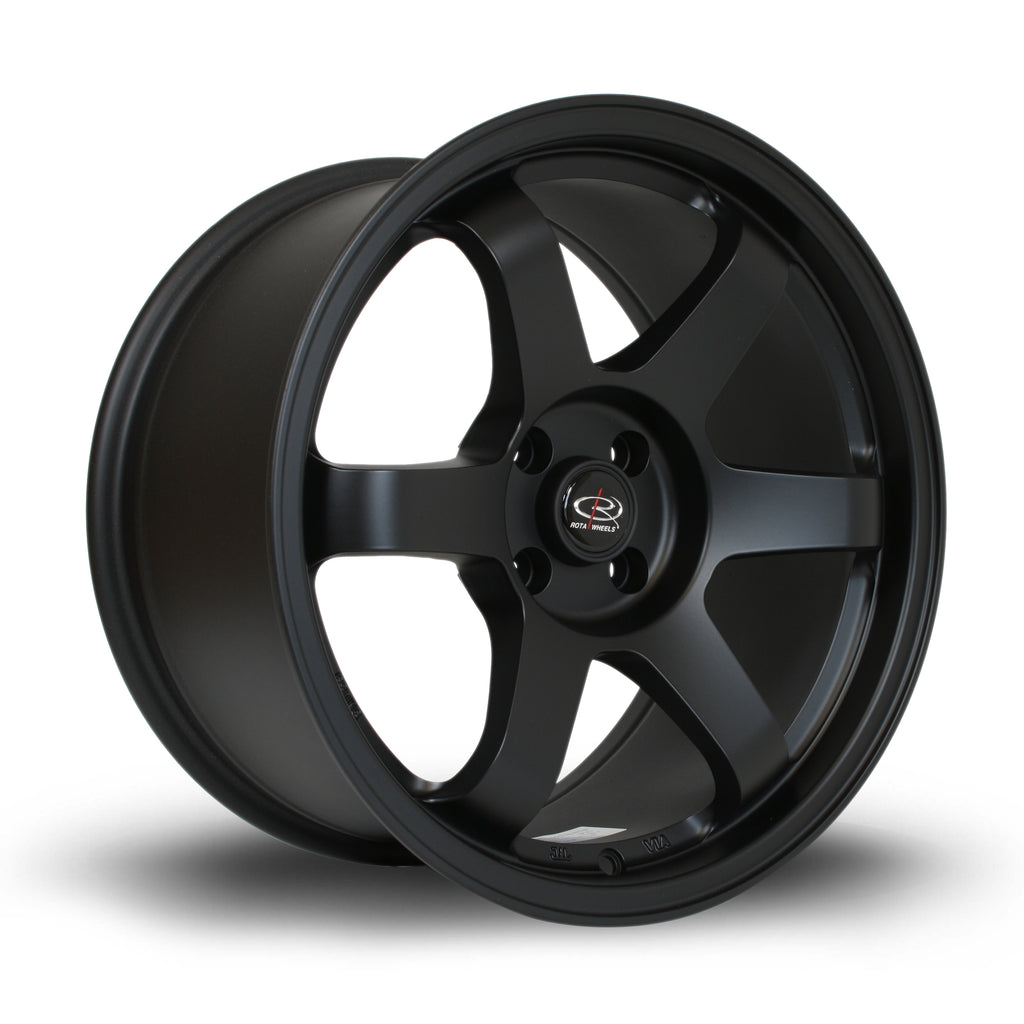 Cerchio in Lega Rota Grid 17x9 5x100 ET42 Flat Black