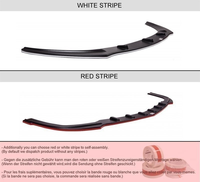 Splitter posteriore centrale Alfa Romeo Brera (con barre verticali)