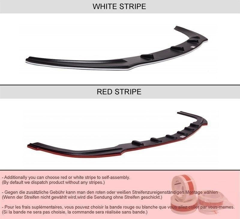 Splitter posteriore centrale per BMW Serie 4 F32 M-PACK (senza barre verticali)