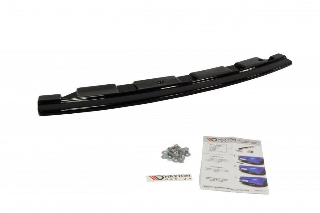 Splitter posteriore centrale per BMW Serie 5 F11 M-PACK - senza barre verticali (monta con doppio scarico)