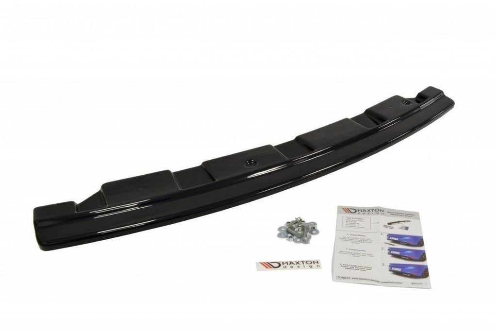 Splitter posteriore centrale per BMW Serie 5 F11 M-PACK - senza barre verticali (monta con scarico singolo)