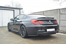 Load image into Gallery viewer, Splitter posteriore centrale per BMW Serie 6 Gran Coupè MPACK (senza barre verticali)