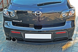 Splitter posteriore centrale MAZDA 3 MPS MK1 PREFACE (senza barre verticali)