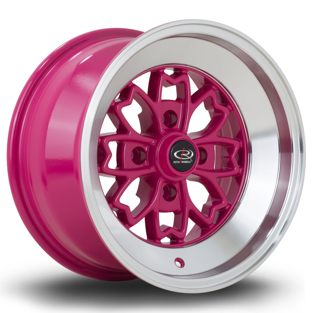 Cerchio in Lega Rota Aleica 15x8 4x100 ET0 Pink