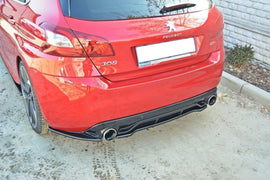 Splitter posteriore centrale PEUGEOT 308 II GTI (con barre verticali)