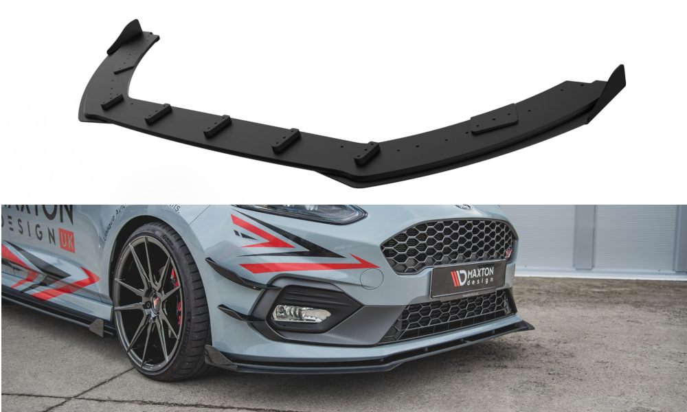 Lip Anteriore Racing Durability + Flap Ford Fiesta Mk8 ST / ST-Line