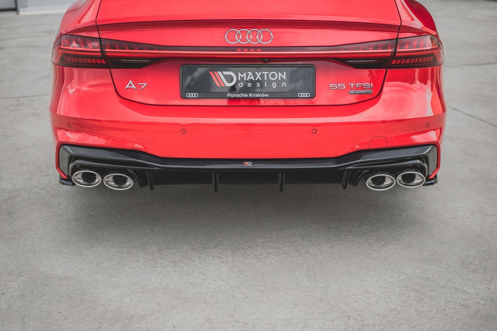 Diffusore posteriore + finali di scarico Audi A7 C8 S-Line