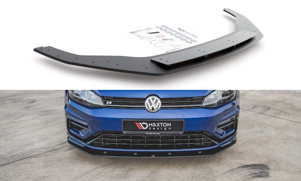 Lip Anteriore Racing Durability VW GOLF MK7.5 R / R-Line Facelift