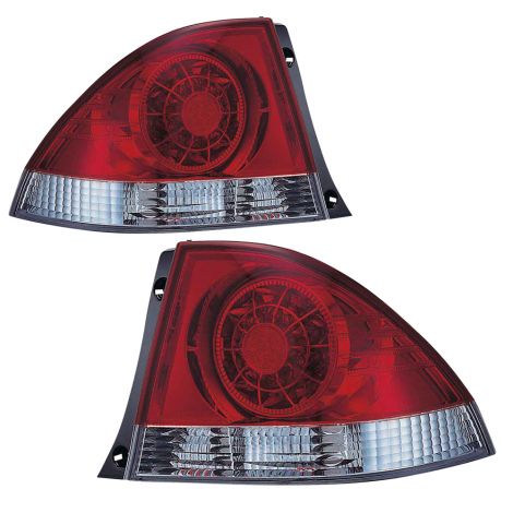 Lexus IS200/300 98-05 Fanali Posteriori Rossi/Trasparenti LED