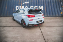 Carica l&#39;immagine nel visualizzatore di Gallery, Splitter Laterali Posteriori V.6 + Flap Hyundai I30 N Mk3 Hatchback