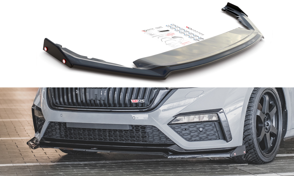 Lip Anteriore V.2 + Flap Skoda Octavia RS Mk4