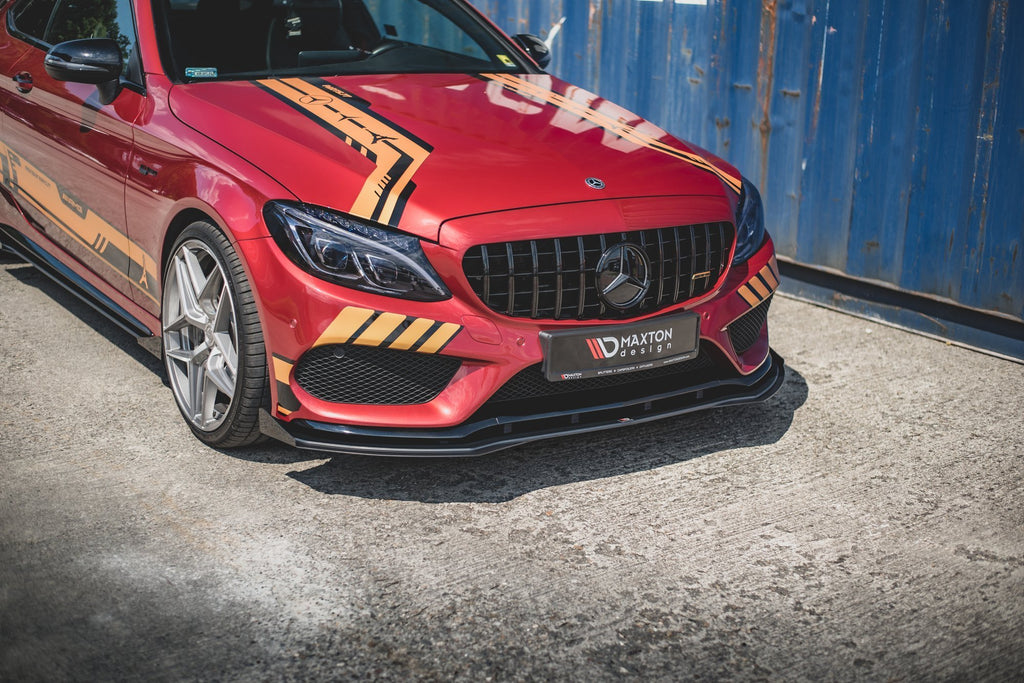 Lip Anteriore Racing Durability + Flap Mercedes - AMG C43 Coupe C205