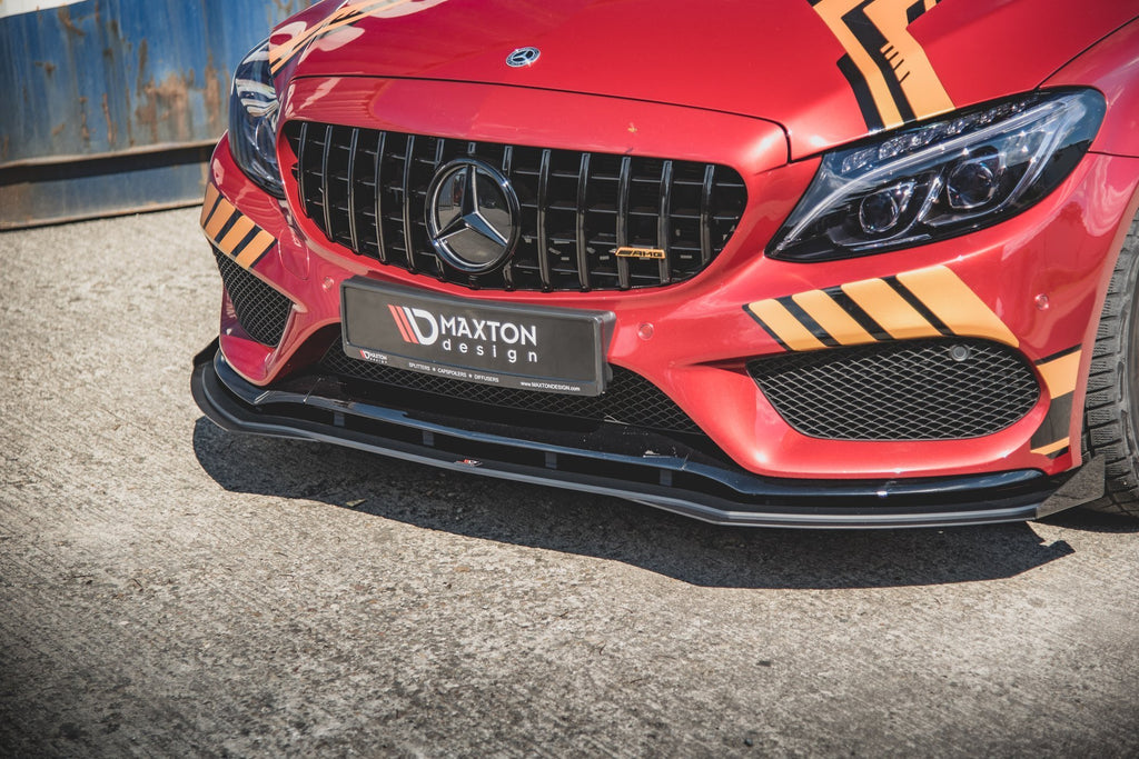 Lip Anteriore Racing Durability + Flap Mercedes - AMG C43 Coupe C205