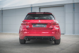 Diffusore posteriore + finali di scarico Peugeot 308 GT Mk2 Facelift