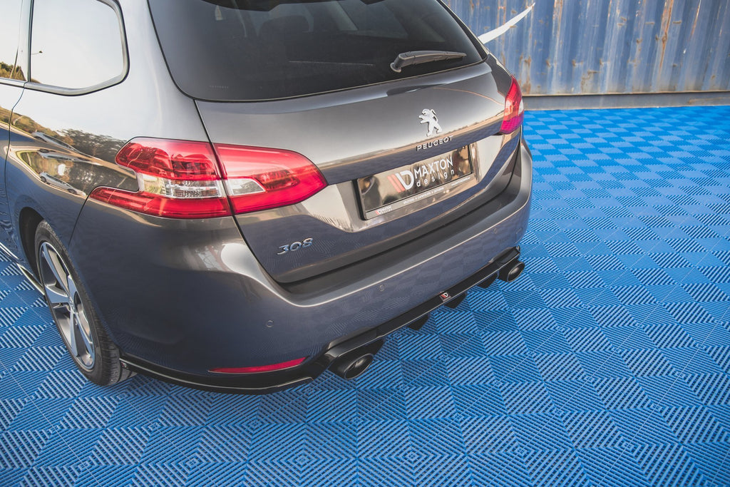 Splitter Laterali Posteriori V.2 Peugeot 308 SW Mk2 Facelift