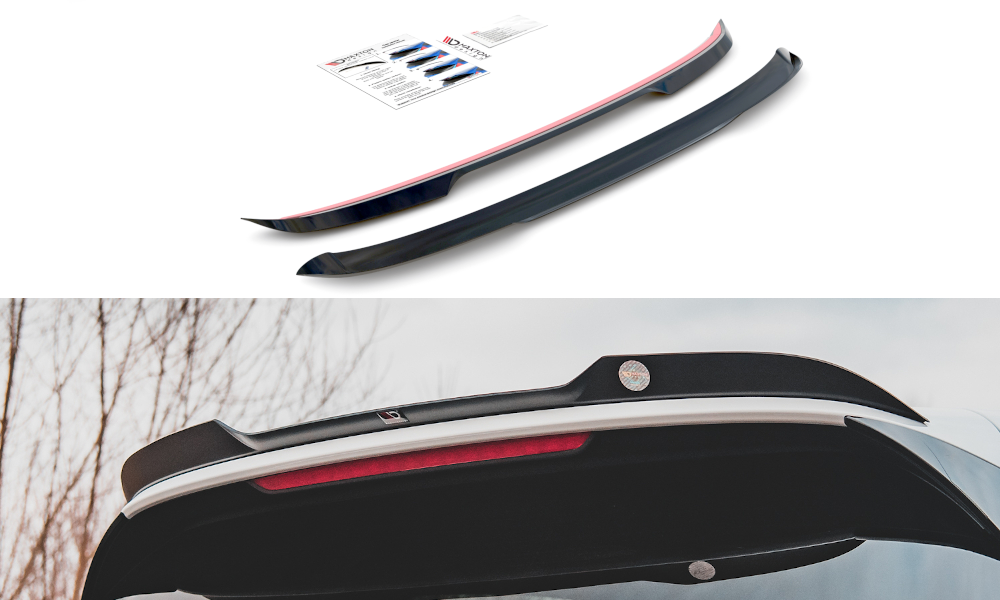 Estensione spoiler posteriore V.2 Volkswagen Golf 8 GTI / R