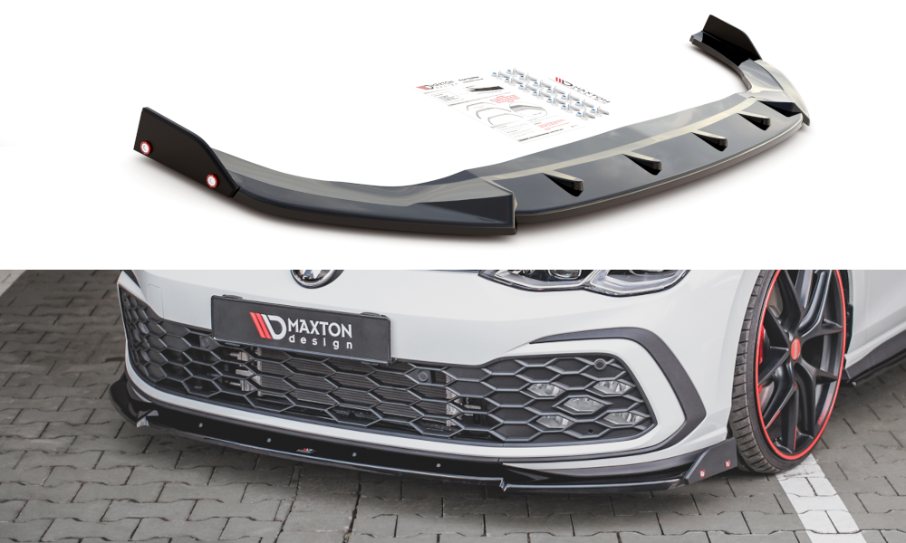 Lip Anteriore V.3 + Flap Volkswagen Golf 8 GTI