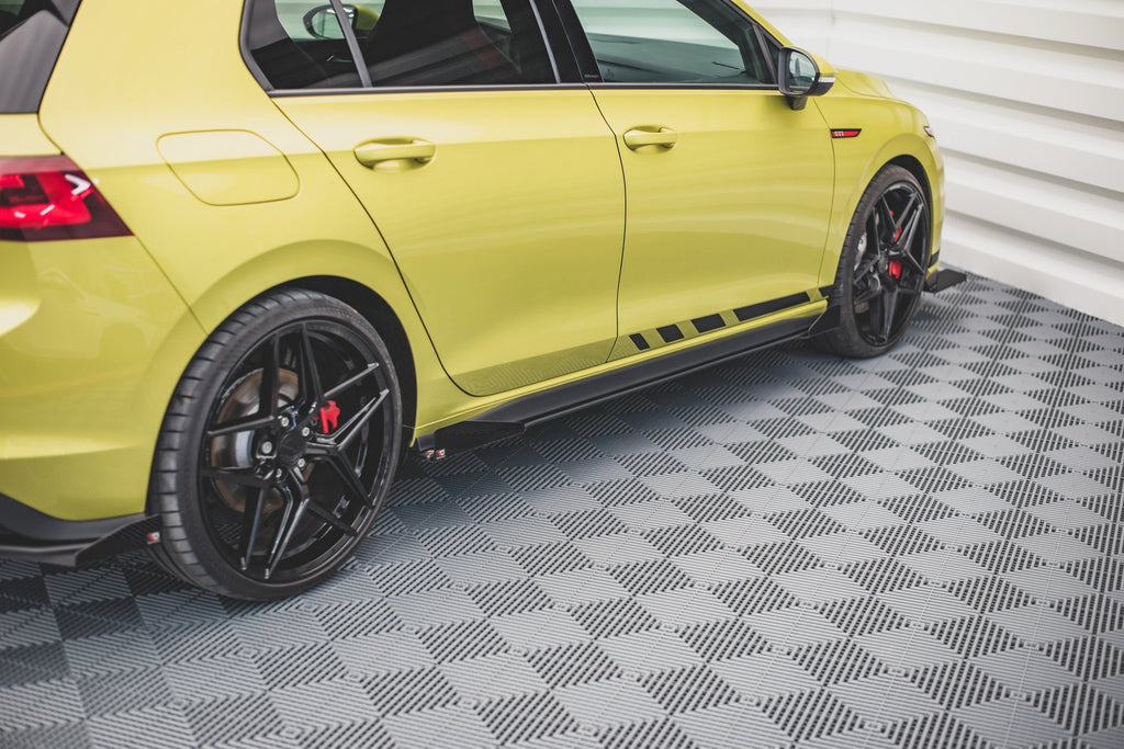 Diffusori Sotto Minigonne Racing Durability + Flap Volkswagen Golf 8 GTI / GTI Clubsport