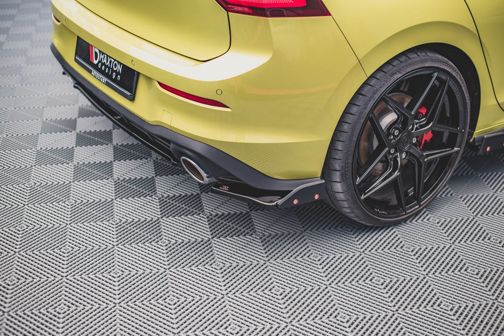 Splitter Laterali Posteriori V.1 + Flap Volkswagen Golf 8 GTI Clubsport