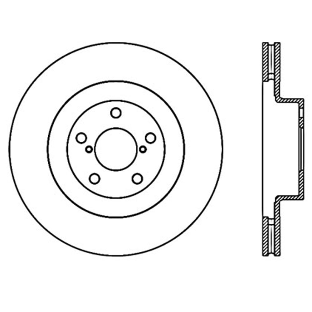 STOPTECH Dischi Anteriori Baffari Subaru Impreza 2.0 GT Turbo GC8 218HP/160KW 1992-2000