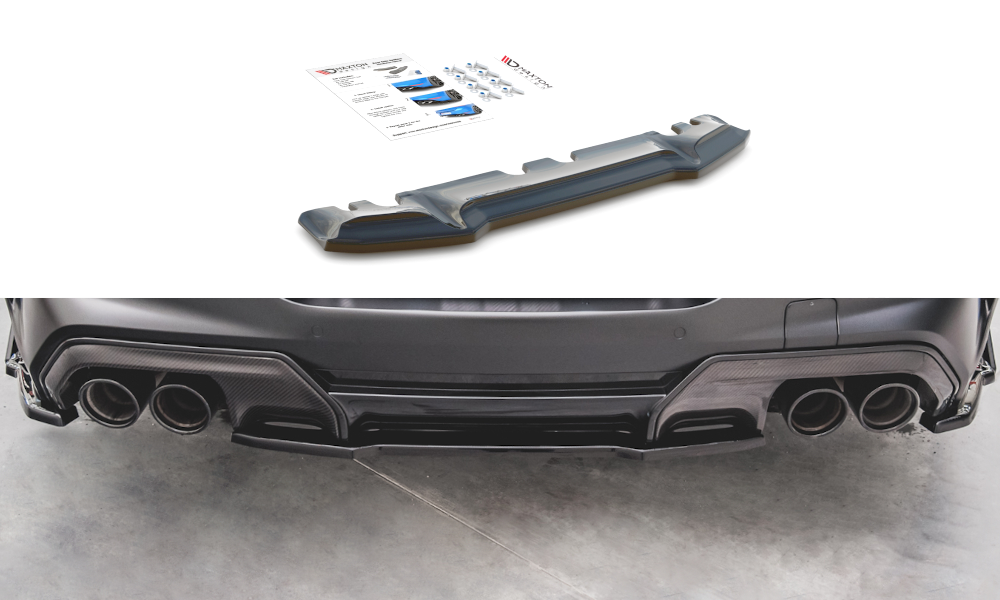 Splitter posteriore centrale per BMW M8  Gran Coupe F93