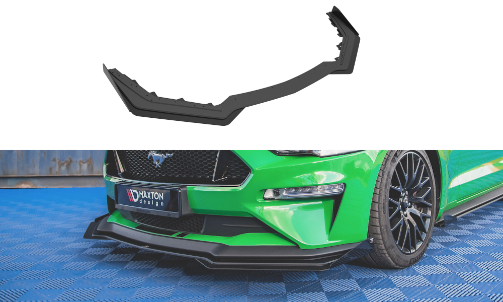 Street Pro Lip Anteriore V.1 + Flap Ford Mustang GT Mk6 Facelift