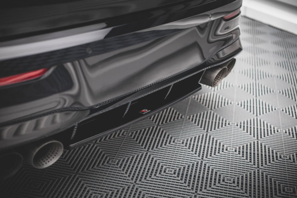 Splitter posteriore centrale per Volkswagen Golf R Mk8