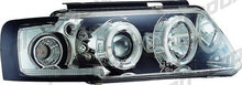Load image into Gallery viewer, VW Passat 97-00 Fari Anteriori Angeleye Chrome Unico Blocco