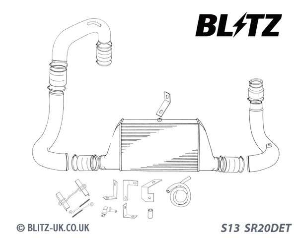 Blitz Intercooler Standard Nissan Silvia 200SX S13 SR20 DET