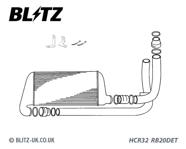 Blitz Intercooler Standard Nissan Skyline R32 RB20DET