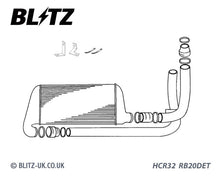 Carica l&#39;immagine nel visualizzatore di Gallery, Blitz Intercooler Standard Nissan Skyline R32 RB20DET