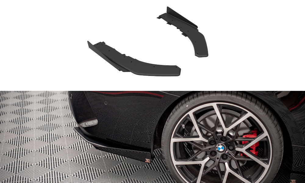 Street Pro Splitter Laterali Posteriori + Flap BMW Serie 4 M-Pack G22